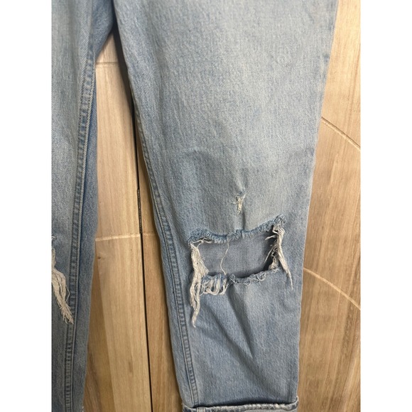 Abercrombie‎ Fitch Womens Jeans 27 Ultra High Rise Distressed 90s Straight - Picture 3 of 8